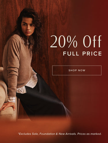 20% Off Selected Full price