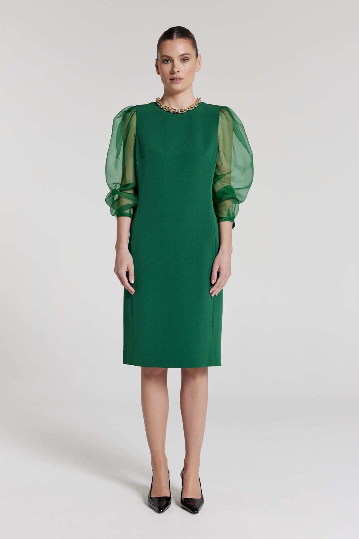 Livinia Dress - Jewel Green - Perri Cutten