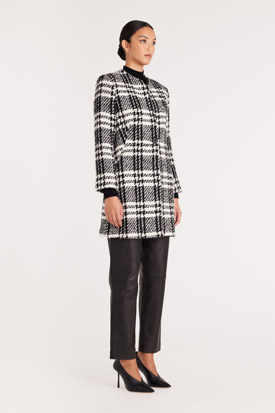 Madison Coat - Black/Check-Perri Cutten