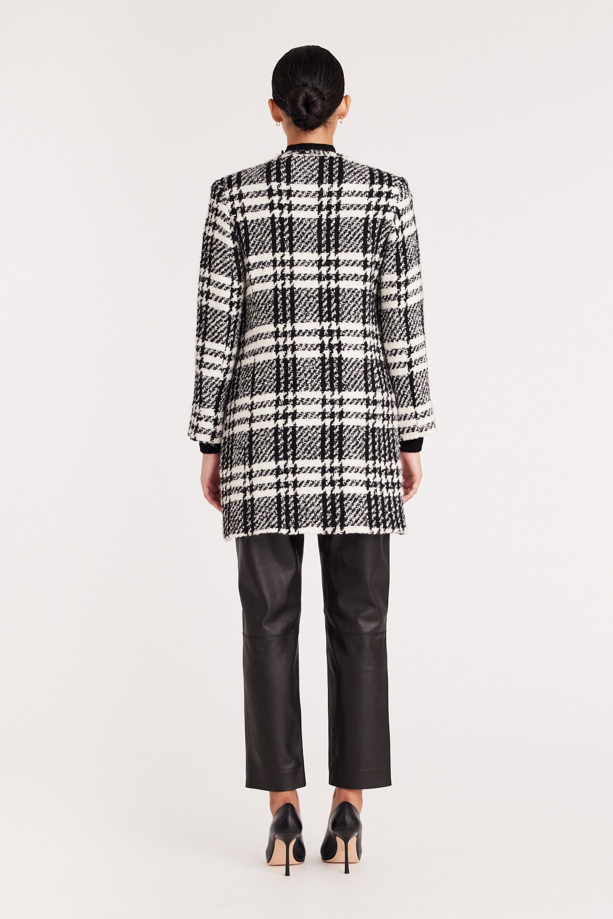 Madison Coat - Black/Check-Perri Cutten