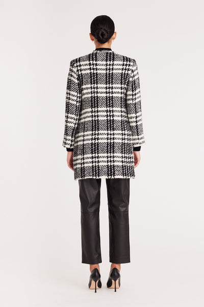 Madison Coat - Black/Check-Perri Cutten