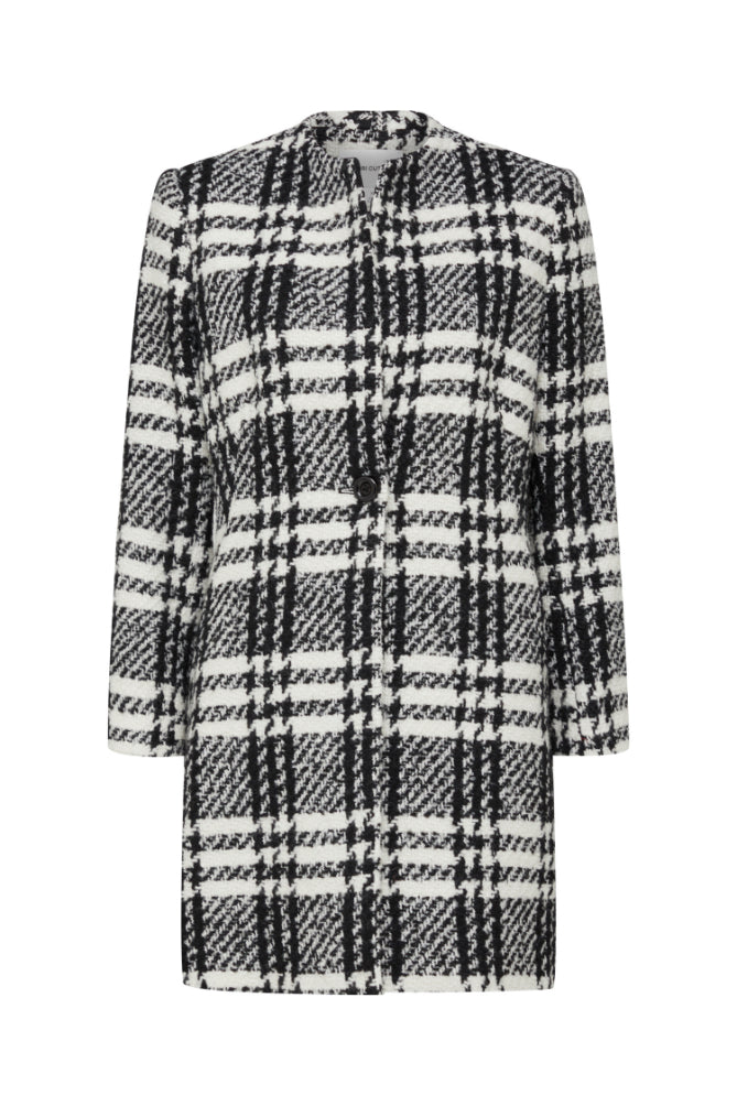 Madison Coat - Black/Check-Perri Cutten