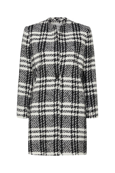 Madison Coat - Black/Check-Perri Cutten