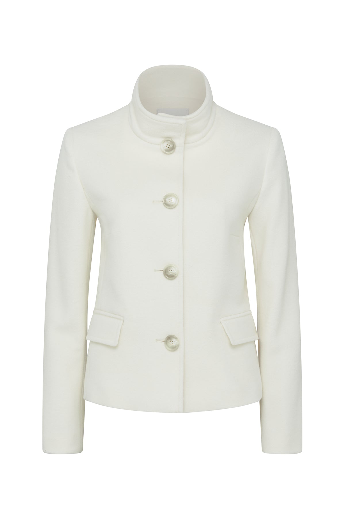 Aspen Wool Coat - Winter White-Perri Cutten