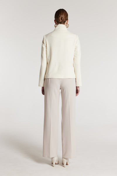 Aspen Wool Coat - Winter White-Perri Cutten