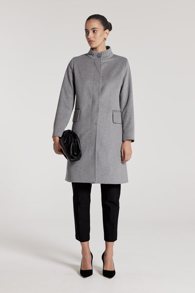 Glasgow Coat - Marle Charcoal-Perri Cutten