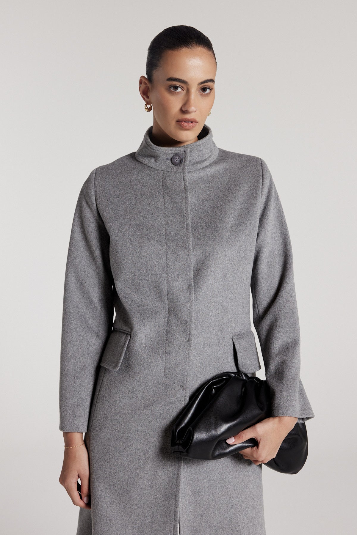 Glasgow Coat - Marle Charcoal-Perri Cutten