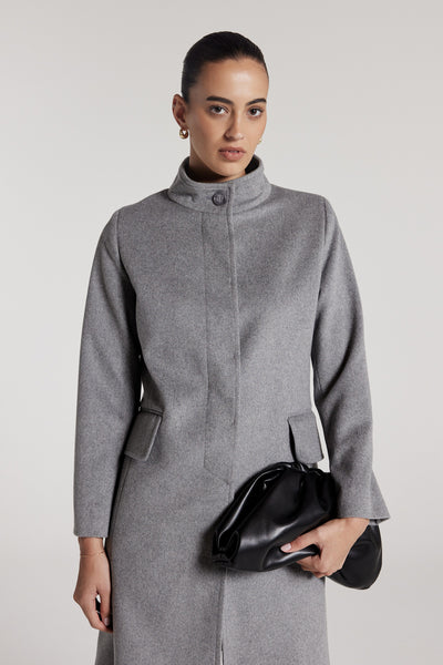 Glasgow Coat - Marle Charcoal-Perri Cutten