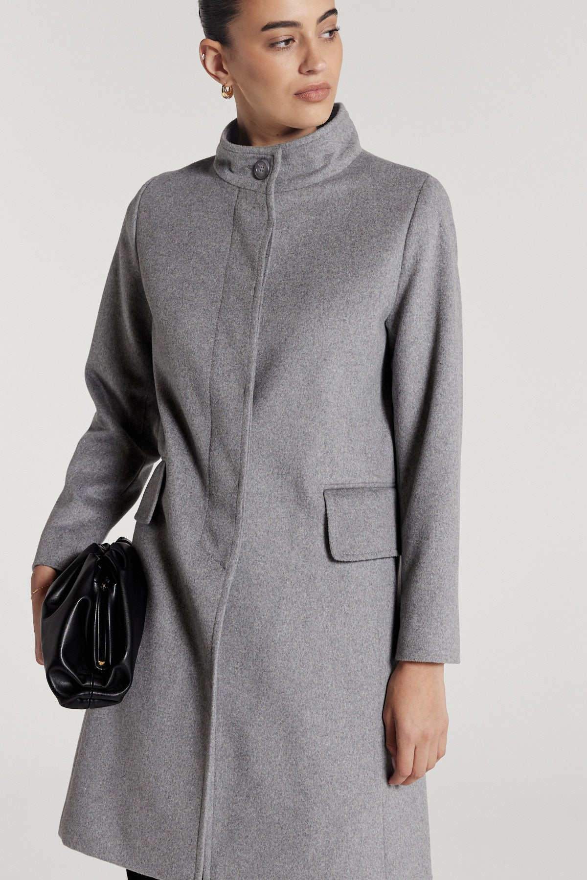 Glasgow Coat - Marle Charcoal-Perri Cutten