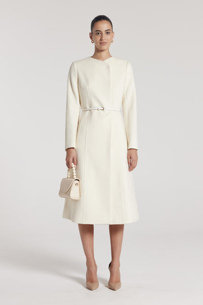 Paloma Coat - Winter White-Perri Cutten