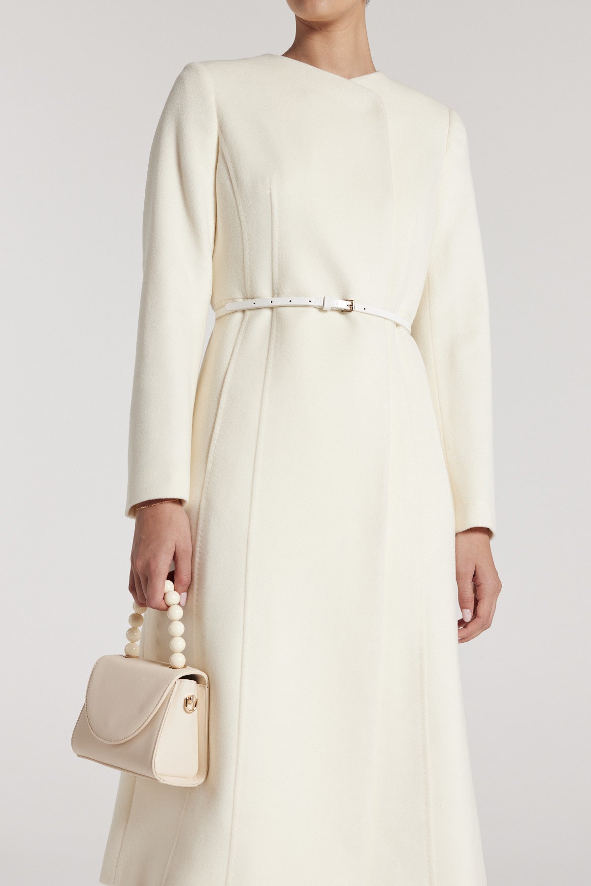 Paloma Coat - Winter White-Perri Cutten