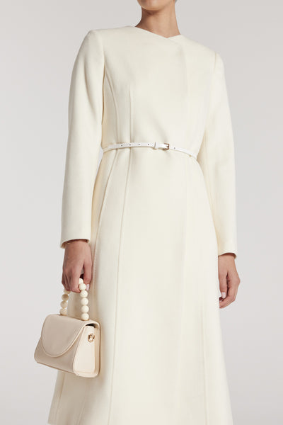 Paloma Coat - Winter White-Perri Cutten