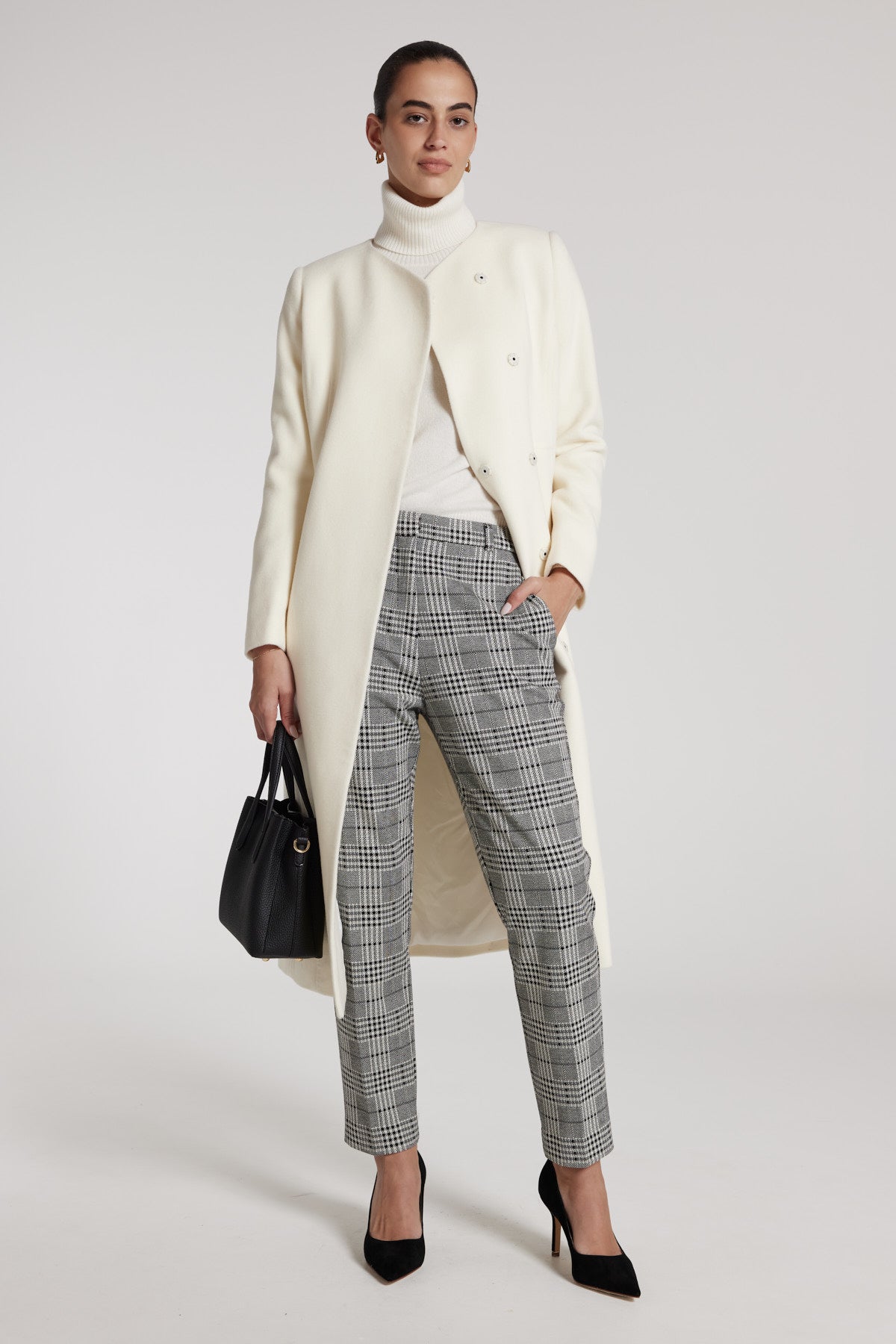 Paloma Coat - Winter White-Perri Cutten