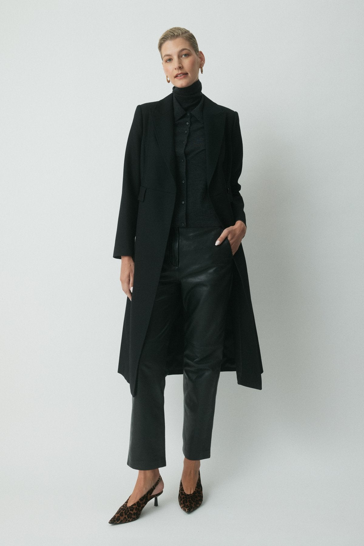 Chelsea Tailored Coat - Black