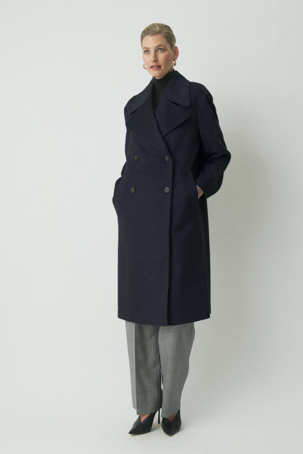 Nico Wool Peacoat - Navy