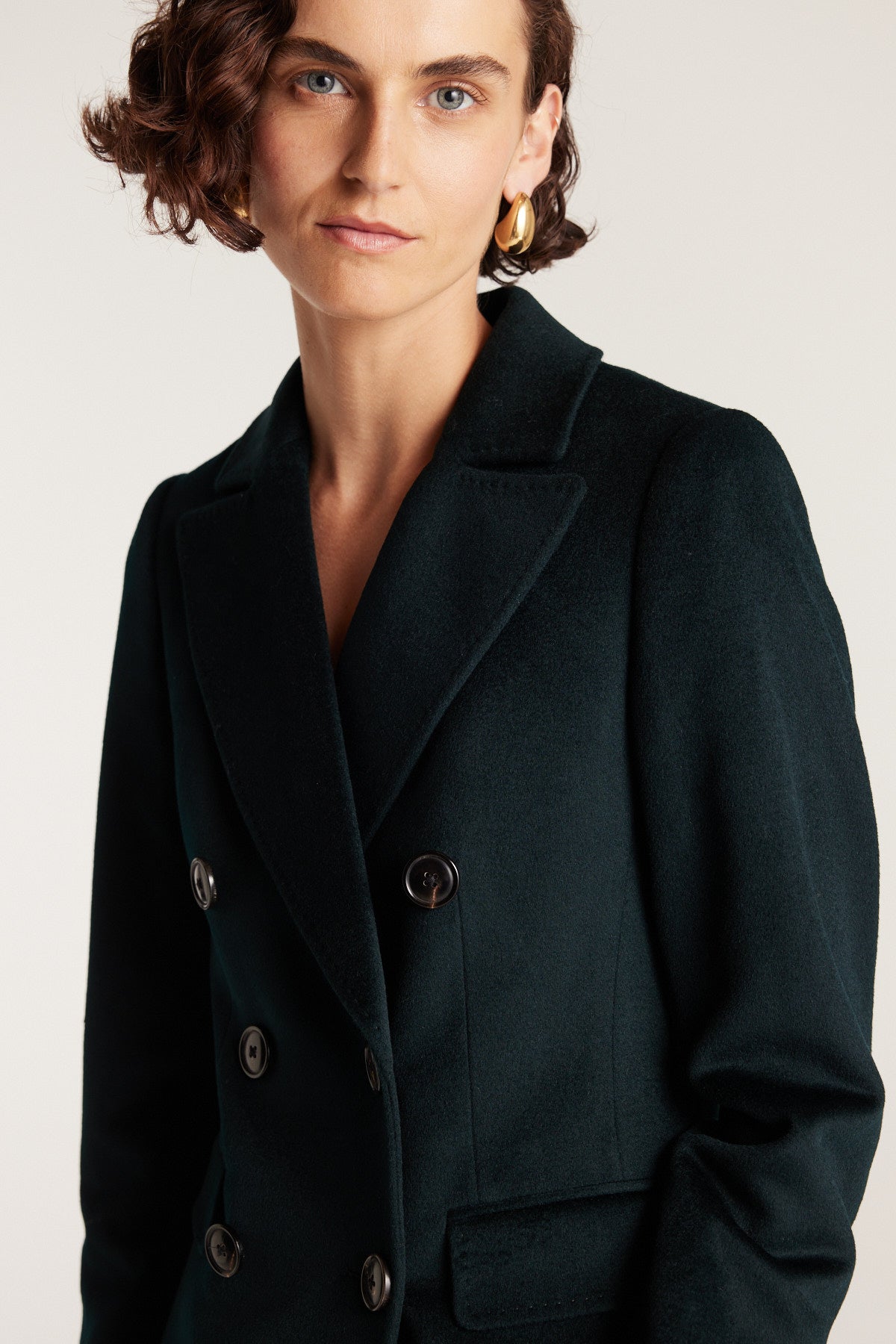 Tailored Coat - Green-Perri Cutten