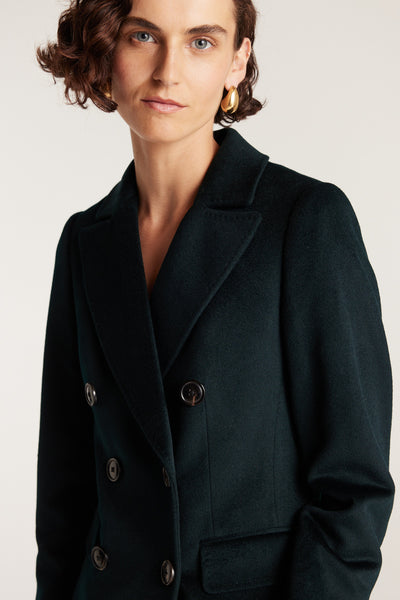 Tailored Coat - Green-Perri Cutten