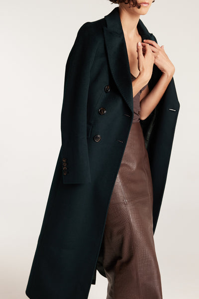 Tailored Coat - Green-Perri Cutten