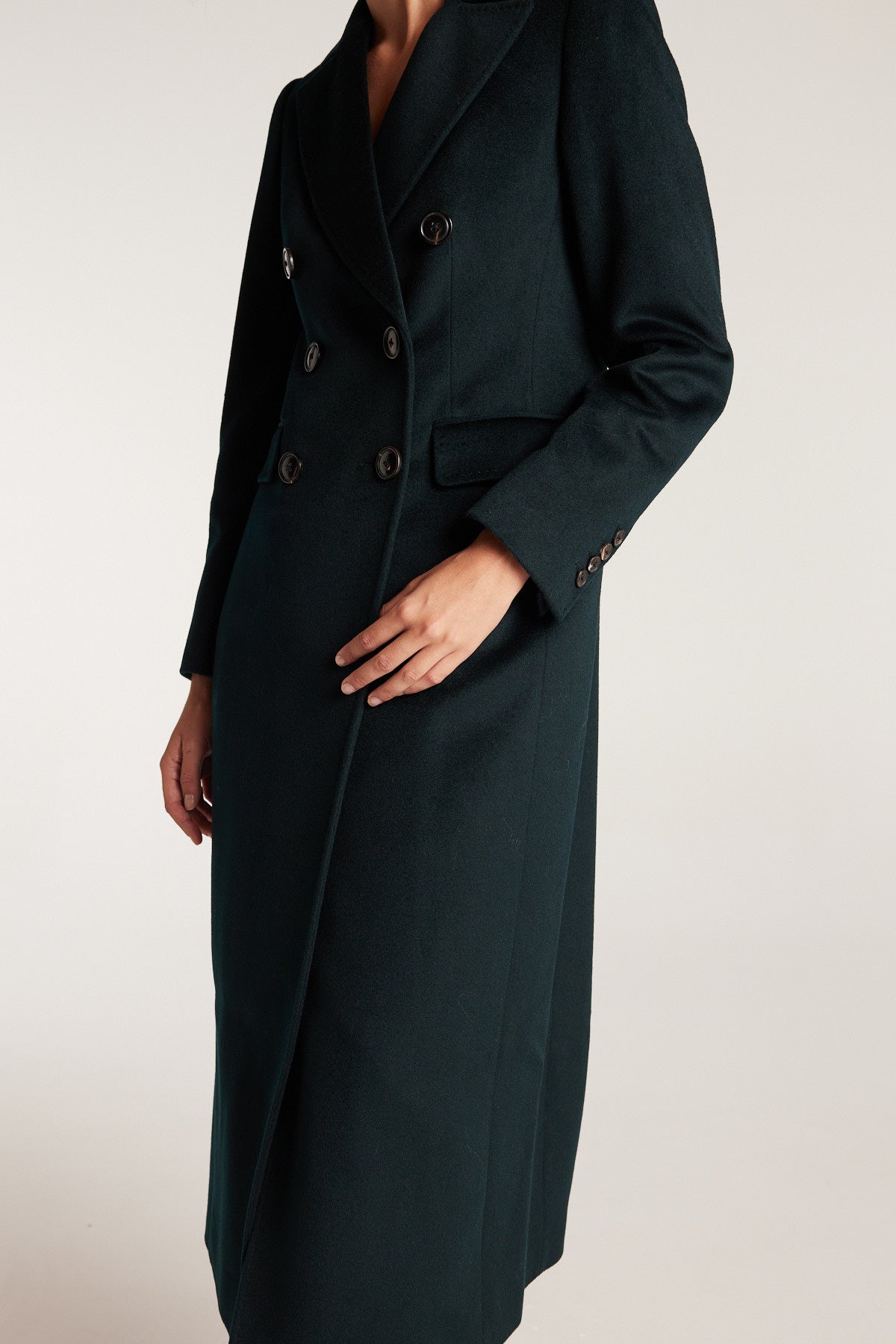 Tailored Coat - Green-Perri Cutten