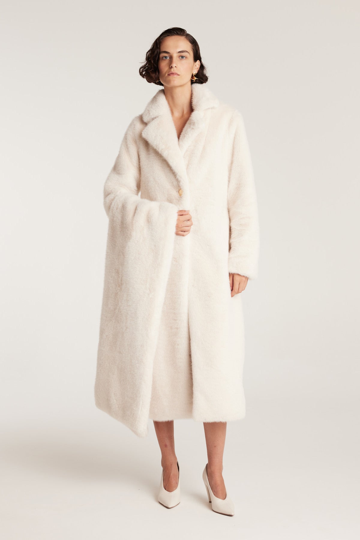The Shag Coat - Ecru-Perri Cutten