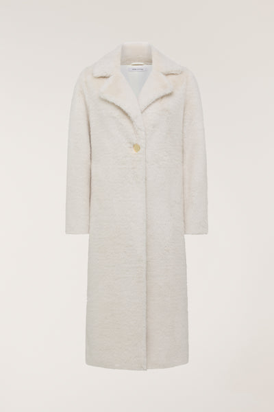 The Shag Coat - Ecru-Perri Cutten