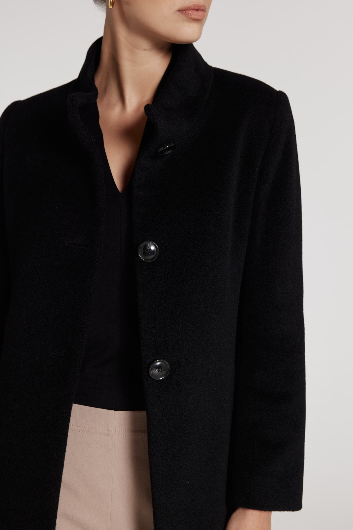 Rosa Coat - Black-Perri Cutten