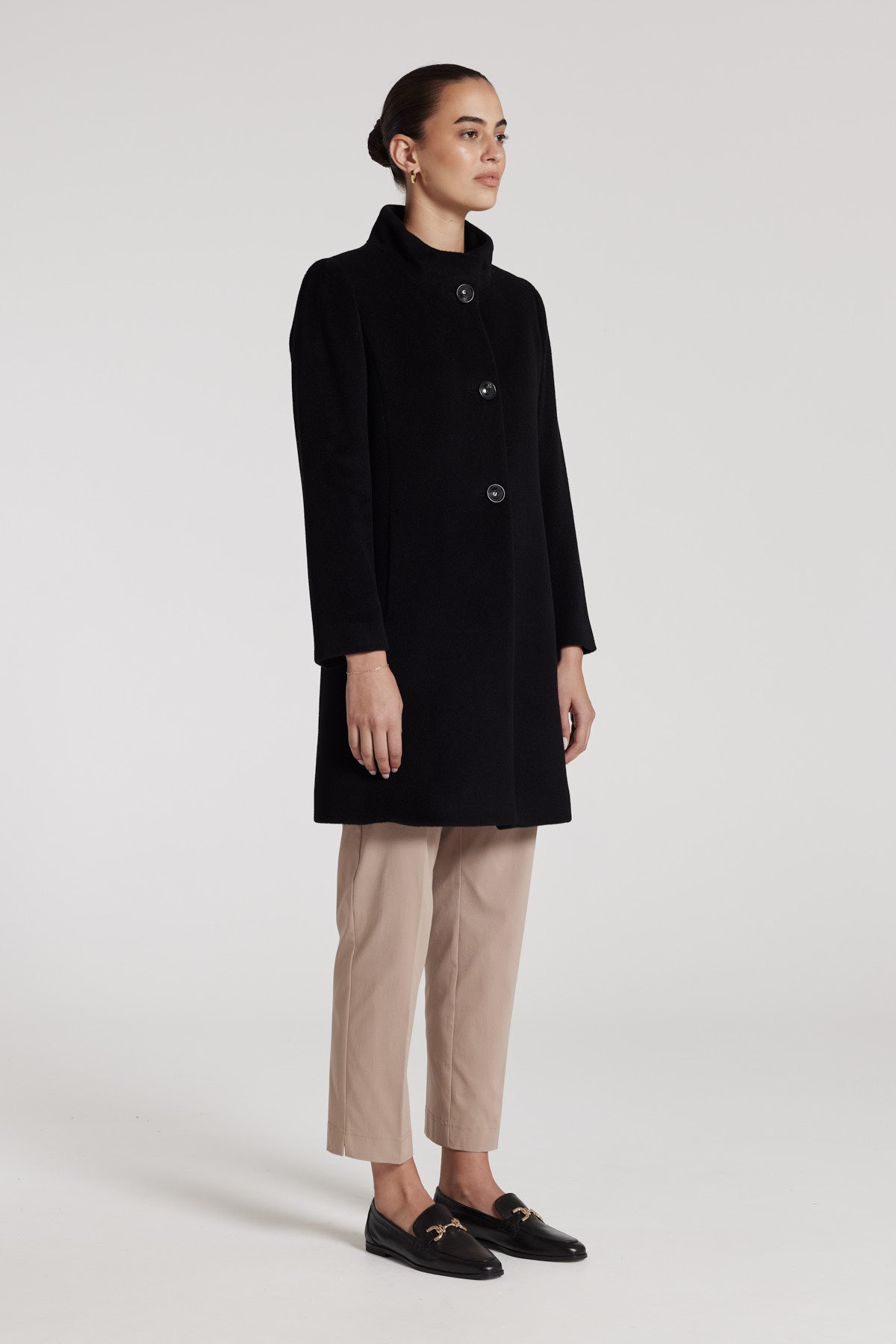 Rosa Coat - Black-Perri Cutten
