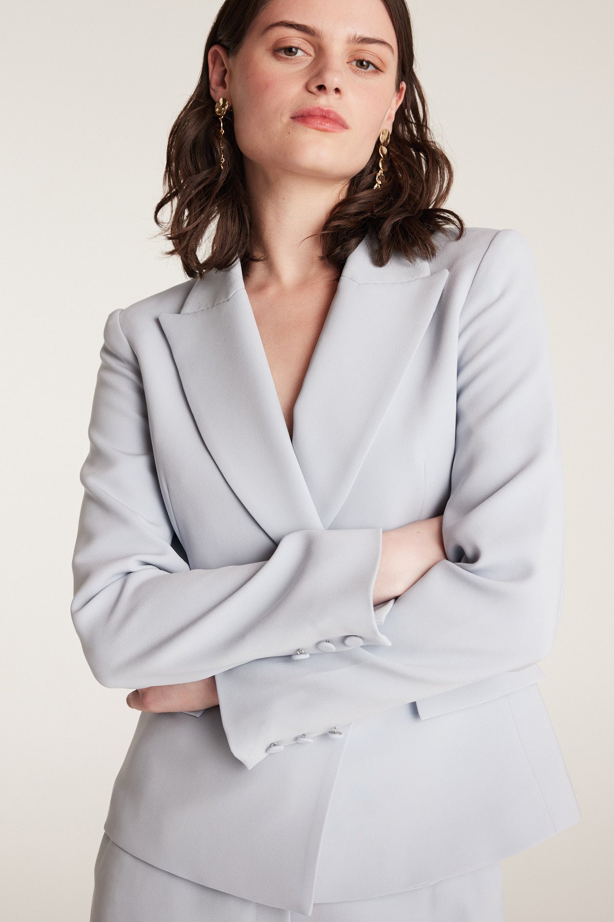 Genoa Jacket - Powder Blue-Perri Cutten