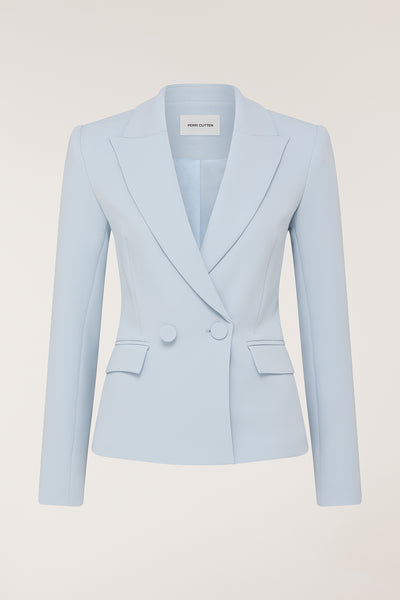 Genoa Jacket - Powder Blue-Perri Cutten