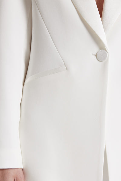 Tuxedo Jacket - Ivory-Perri Cutten