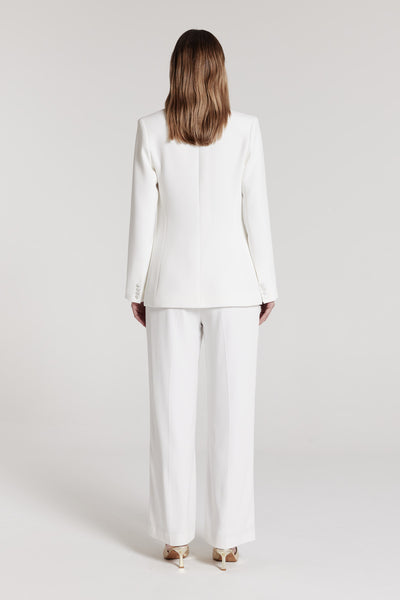 Tuxedo Jacket - Ivory-Perri Cutten