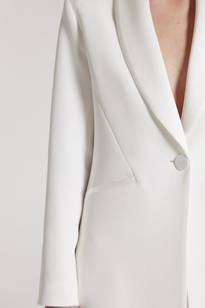 Tuxedo Jacket - Ivory-Perri Cutten