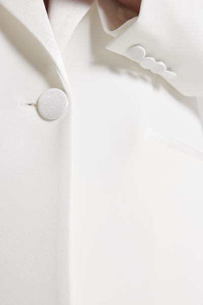 Tuxedo Jacket - Ivory-Perri Cutten