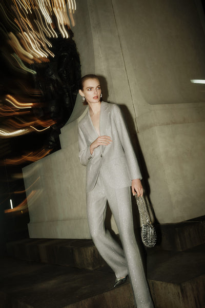 Carla Jacket - Parchment/Silver-Perri Cutten