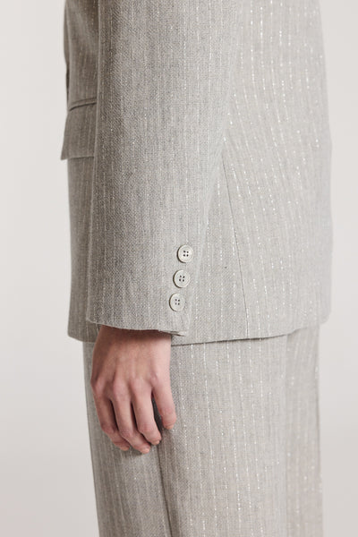 Carla Jacket - Parchment/Silver-Perri Cutten