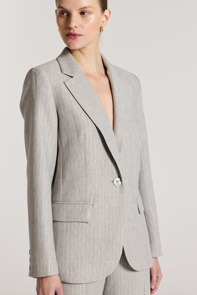 Carla Jacket - Parchment/Silver-Perri Cutten