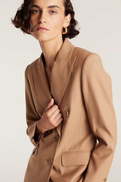 Lea Wool Jacket - Tan-Perri Cutten