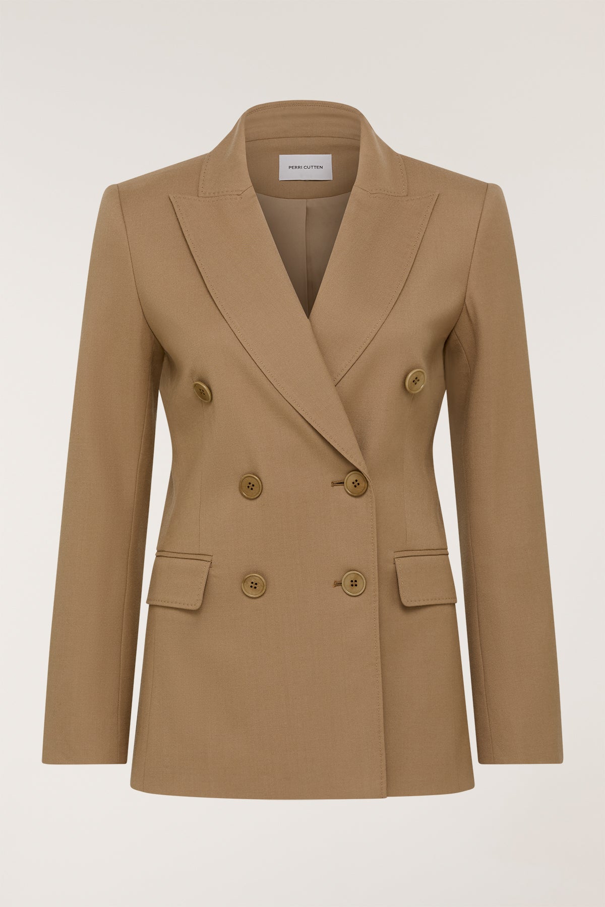 Lea Wool Jacket - Tan-Perri Cutten