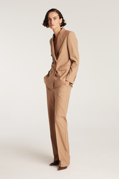 Lea Wool Jacket - Tan-Perri Cutten