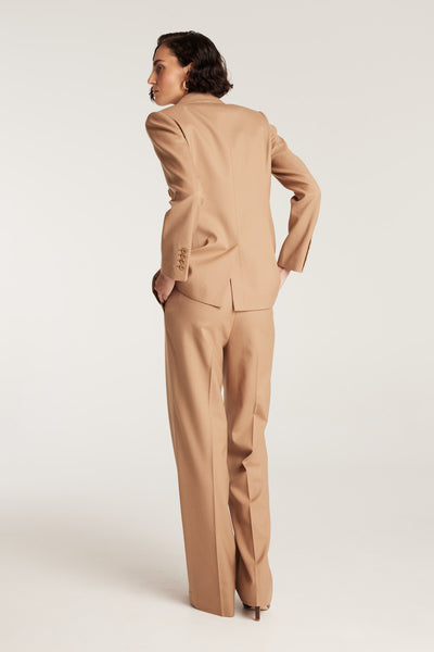 Lea Wool Jacket - Tan-Perri Cutten