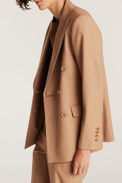 Lea Wool Jacket - Tan-Perri Cutten