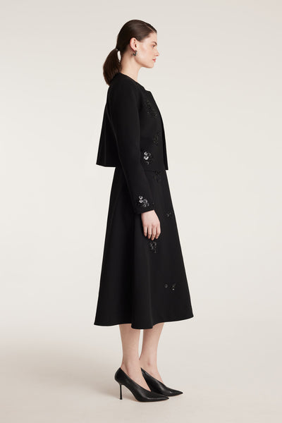 Embellished Jacket - Black-Perri Cutten