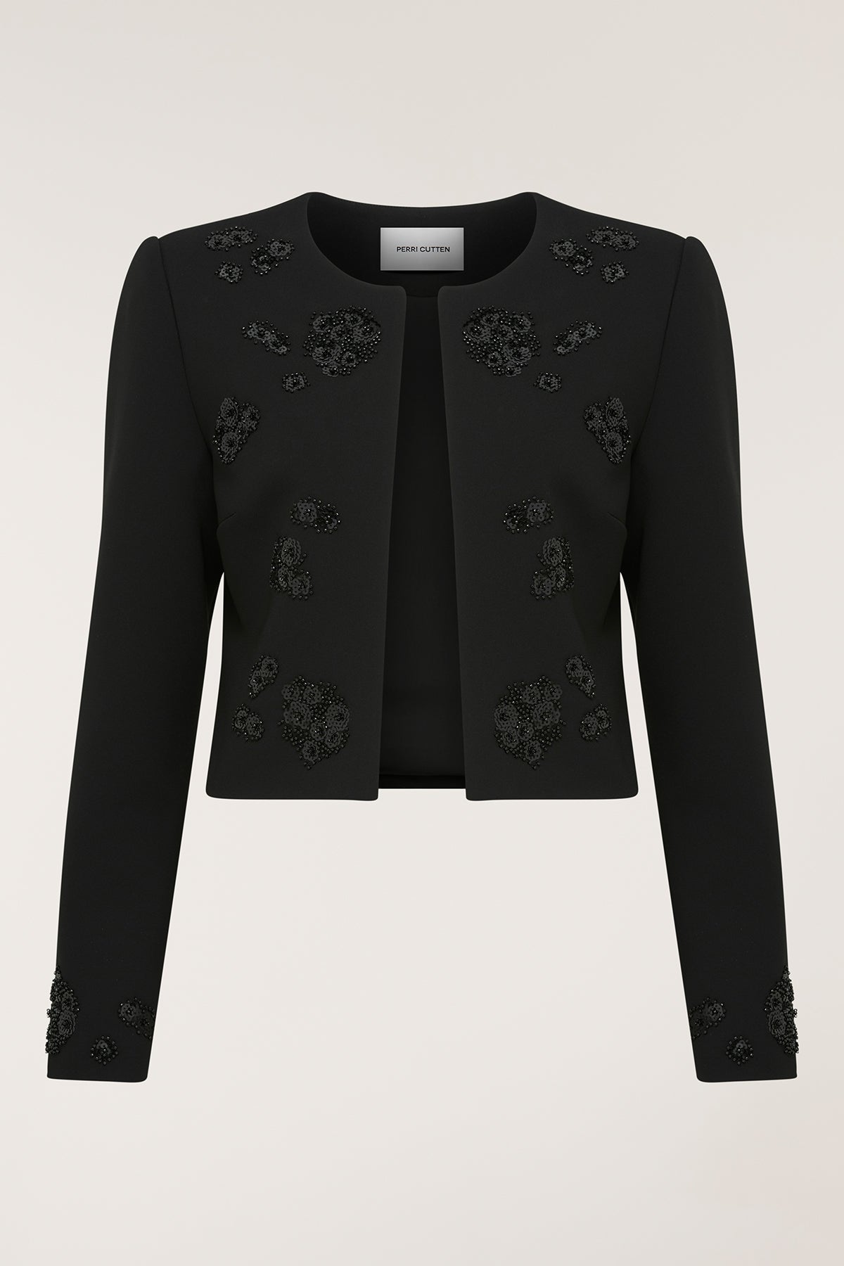 Embellished Jacket - Black-Perri Cutten