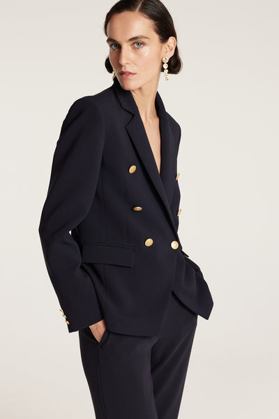Modern Suit Jacket - Navy-Perri Cutten
