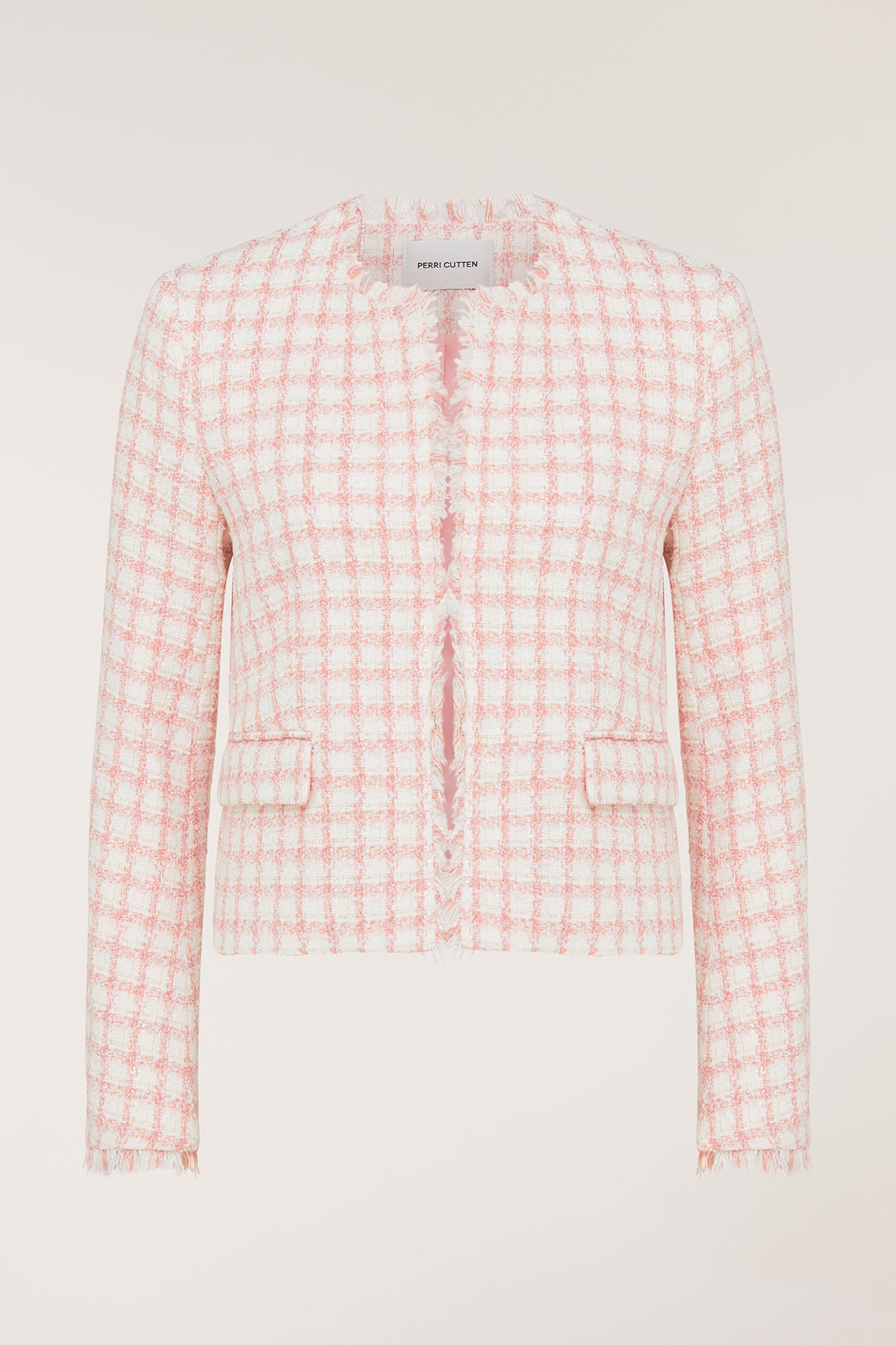 Texture Jacket - Pink/Tweed-Perri Cutten