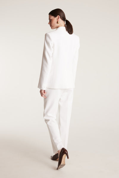 Suit Jacket - Chalk White-Perri Cutten