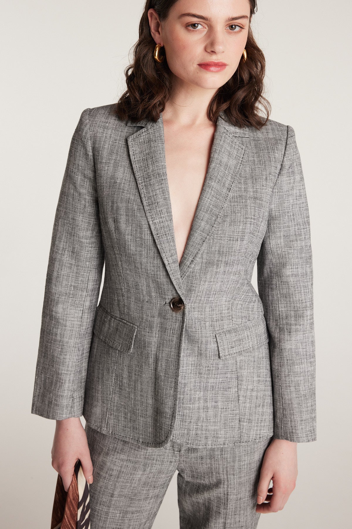 Tuscan Jacket - Black/White-Perri Cutten