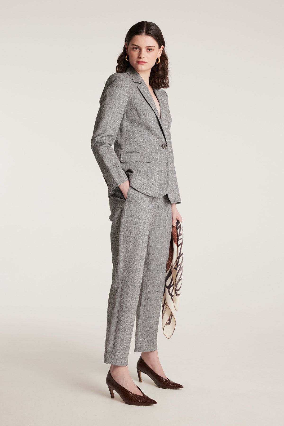 Tuscan Jacket - Black/White-Perri Cutten