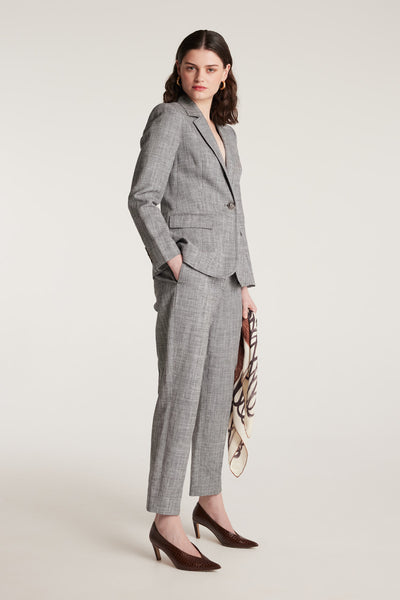 Tuscan Jacket - Black/White-Perri Cutten