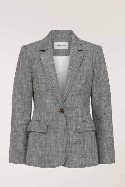 Tuscan Jacket - Black/White-Perri Cutten